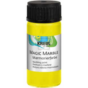 Peinture pour marbrer Magic Marble 73231 par - 20 ml - Jaune fluo