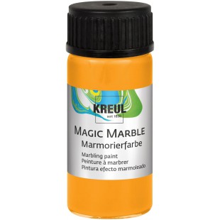 - Peinture pour marbrure Magic Marble fluo-20 ML, 73232, Orange Fluo