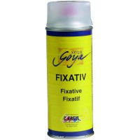 Solo Goya Fixativ 800150 Spray de Protection Ultra Transparent et Non Brillant pour Le Dessin a  la Craie, au Fusain et aux Cray