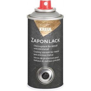 Zapon 840150 - Peinture de protection transparente en spray pour surfaces metalliques brillantes - Empeche le terniss