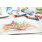 Solo Goya Aqua Paint Marker Powerpack XXL 18195 Lot de 17 couleurs et un melangeur de crayons d'artiste avec pointe pinceau elas