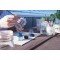 16638 - Glass & Porcelain Chalky Ice Menthe Verre 20 ml - Peinture douce - Peinture mate pour verre et porcelaine a  base d'eau,