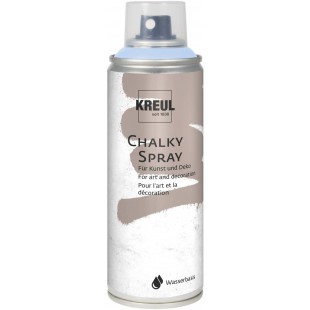 Croix 76354 Chalky Spray hautement pigmente et impermeable pour l'interieur et l'exterieur Bleu Vintage 200 ml - Version Alleman