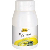 Solo Goya Pouring Fluid 87207 Flacon de 500 ml de liquide acrylique pour techniques de coulage et de fluide, a  base d'eau, opti