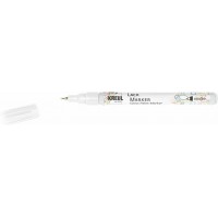 47410 (Hobby Line Vernis fois Stylet extrafine, pointe fine, 0,8 mm) Blanc