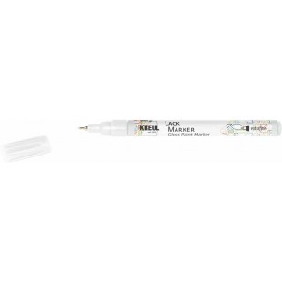 47410 (Hobby Line Vernis fois Stylet extrafine, pointe fine, 0,8 mm) Blanc