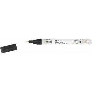 47411 - Hobby Line Vernis fois Stylet extrafine, pointe fine, 0,8 mm, noir