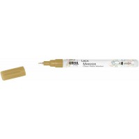 47420 Marqueur de peinture extra fin Dore epaisseur de trait env. 0,8 mm Pointe fine pour travaux en filigrane, pour 