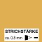 47420 Marqueur de peinture extra fin Dore epaisseur de trait env. 0,8 mm Pointe fine pour travaux en filigrane, pour 