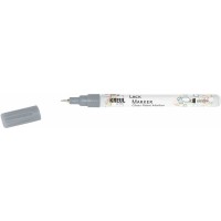 47421 - Marqueur pour laque extrafin, argent, largeur de trait d'environ 0,8 mm, pointe fine pour le travail en filig