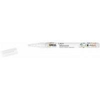 47510 - Hobby Line Vernis fois Stylet Calligraphy, la calligraphie de dentelle, 1-3 mm, blanc