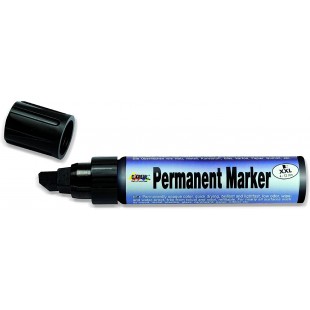 Marqueur permanent XXL 48011 - Noir - epaisseur de trait 4 a 12 mm - Pour marquage extra large - Pour ecrire et deco