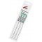 18155 Lot de 3 pinceaux pour reservoir d'eau en poils synthetiques Blanc Taille unique