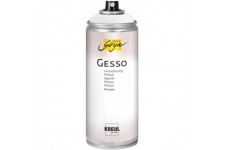 85274 - Solo Goya Gesso Blanc 400 ml Spray pour fond de teint sans traces de pinceau visibles, sechage mat, impermeable, a  base