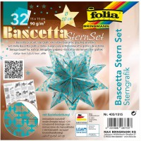 405/1515 pliable bltter Bascetta etoile, turquoise/imprime