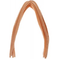 611115 Lot de 10 Fils Chenille Beige Clair, diametre 8 mm et Longueur 50 cm, ideal pour Les Enfants pour bricoler des Animaux, d