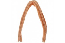 611115 Lot de 10 Fils Chenille Beige Clair, diametre 8 mm et Longueur 50 cm, ideal pour Les Enfants pour bricoler des Animaux, d
