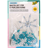 kit d'etoiles en Perles, 340 pieces, Bleu Noir