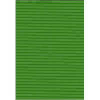 741055 bricolage carton ondule, (B) 500 x (H) 700 mm, grasgrn