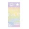 Ruban adhesif decoratif washi-Tape hotfoil Rainbow Noir