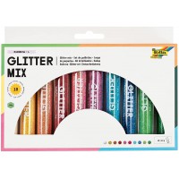 Glitter Lot de 10 Tubes de Poudre pailletee 14 g