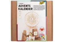 9386 Kit de bricolage pour creer un calendrier de l'Avent personnalise avec element en macrame tendance Multicolore