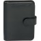 - 16501 -. systeme planificateurs A6 y Compris Agenda 1 Semaine 2 Pages, Simili Cuir, Noir