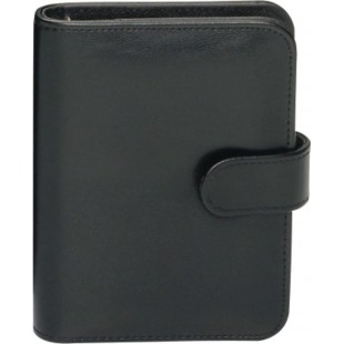 - 16501 -. systeme planificateurs A6 y Compris Agenda 1 Semaine 2 Pages, Simili Cuir, Noir