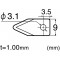 NT Cutter Blades for Heavy-Duty Circle Cutter and Large Circle Cutter, 2-Blade/Pack, 1 Pack (BC-501P) (japan import)