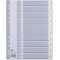 intercalaire numerique en plastique, format A4, blanc ,