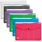 Lot de 20 : Pochette PP Hawai, format A4, fermeture pression, coloris assortis (6)