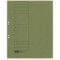 Lot de 50 : Chemise a oeillets en carton, 1/2 rabat sur la face avant, coloris vert