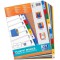 OXFORD Intercalaires Numeriques A4 en Polypropylene 12/100 Couleurs Assorties