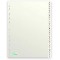 Intercalaires alpha A4, 26 positions A-Z, en carte 160g/m², coloris blanc
