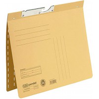 Lot de 50 : 100560101 A4 Carton Jaune dossier suspendu - Dossiers suspendus (A4, Carton, Jaune, 320 g/m², 200 feuilles, 318 mm)