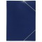 chemise a elastiques image A4, PP, bleu fonce