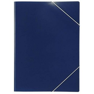 chemise a elastiques image A4, PP, bleu fonce