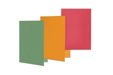 Lot de 100 : 100091655 Carton Rouge fichier - Fichiers (Carton, Rouge, A4, 100 feuilles, 250 g/m², 230 mm)