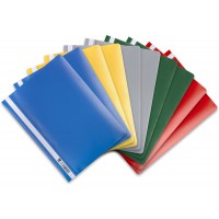 Lot de 10 chemises en plastique A4 100742 Moderne 31 x 22,8 x 0,3 cm couleurs assorties