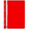 Oxford Chemise de Rangement a  lamelles, a4, PP, Rouge Noir
