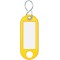 Porte-cles 4 mm jaune