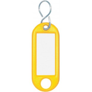 Porte-cles 4 mm jaune