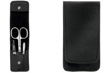 9951 manikr Kit, en etui en cuir, Noir