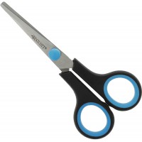 E-30250 00 Ciseaux Easy Grip/Softgrip 14 cm Bleu/Noir