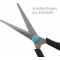 E-30250 00 Ciseaux Easy Grip/Softgrip 14 cm Bleu/Noir