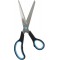  E-30293 00 - Ciseaux Easy Grip inoxydables incurves - poignee asymetrique - 24,7cm/10" (9 pouces) - bleu et noir