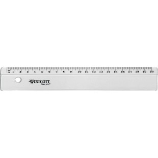 regle Plate, en Plastique, Longueur: 200 mm Noir