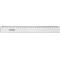 regle Plate, en Plastique, Longueur: 300 mm Noir