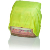 Housse de pluie pour Cartable d'ecolier Jaune Fluo