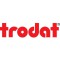 Trodat CLASSIC Tampon dateur 54 x 30 mm (l x H) gris clair, rouge